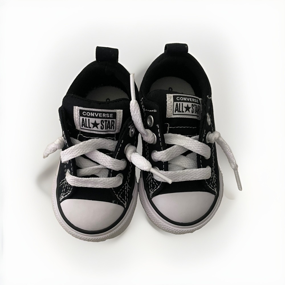 Baby Converse Chuck Taylor All Star Infant and Toddler Black Street Shoe Size 4